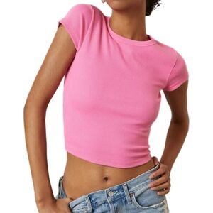 💘 Anthropologie The Blair Baby Tee by Maeve: Cropped Edition NWT